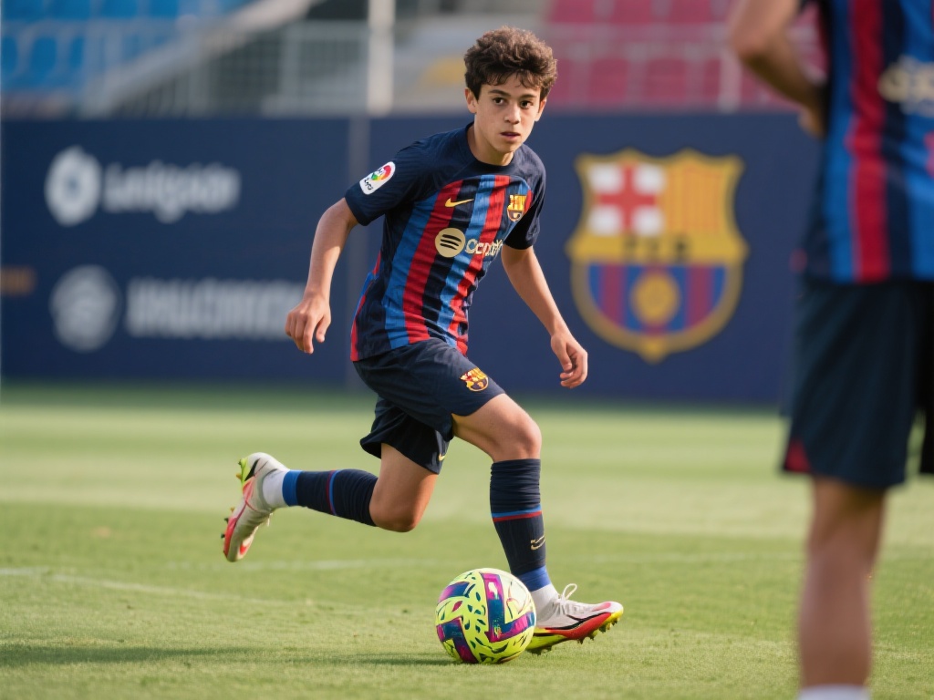 17岁巴萨中场新星横空出世 解约金仅为600万欧 两大英超豪门哄抢