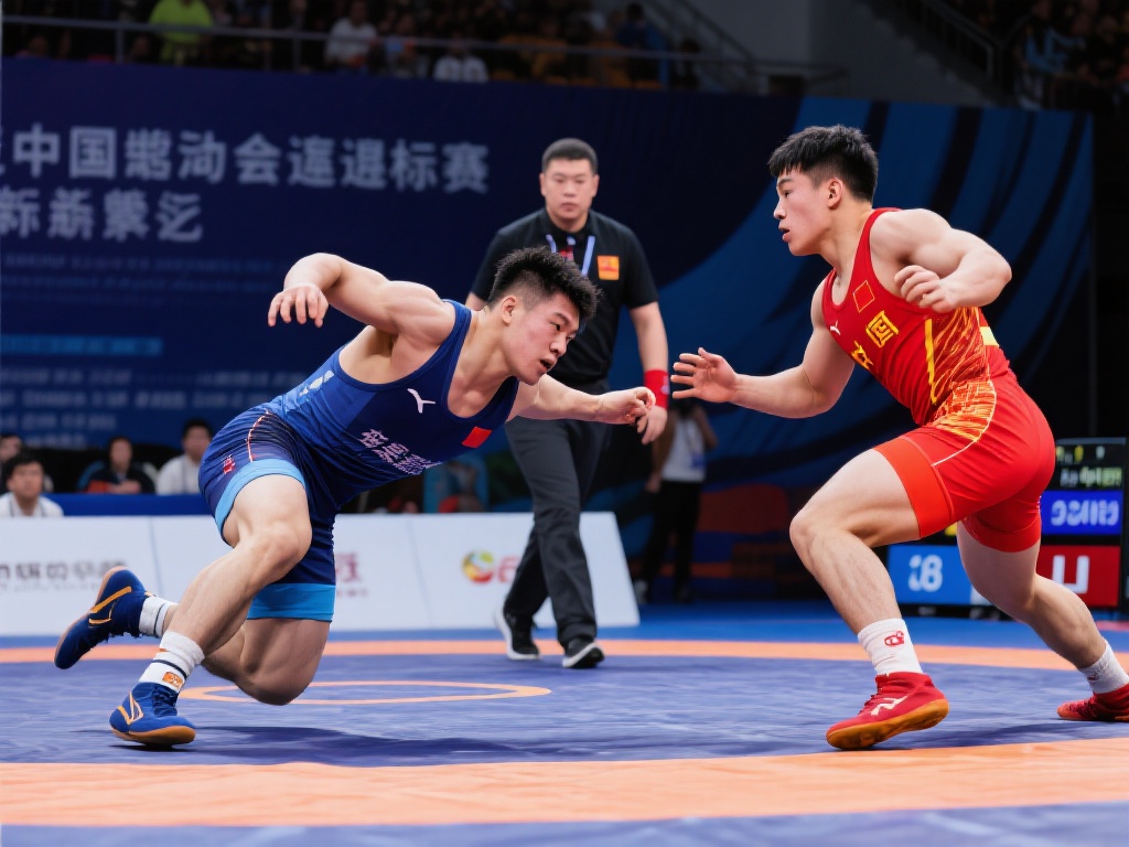 中国摔跤队再获两铜 完美收官