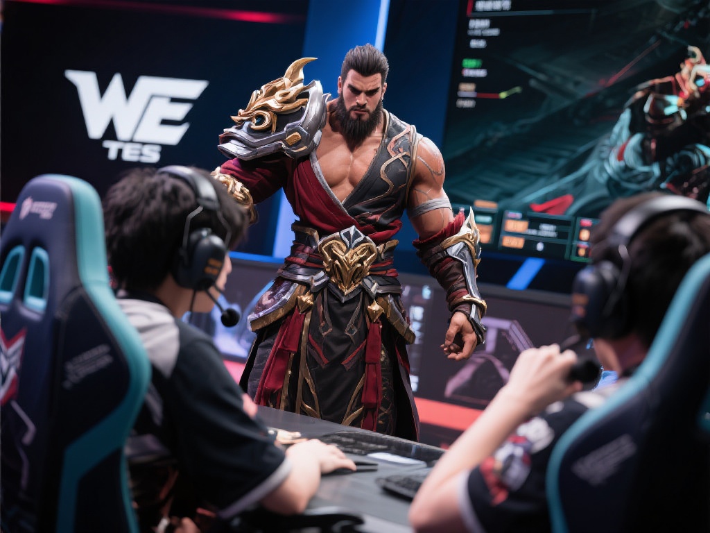 WE战胜TES：典韦语音曝光，膨胀刀砍见者