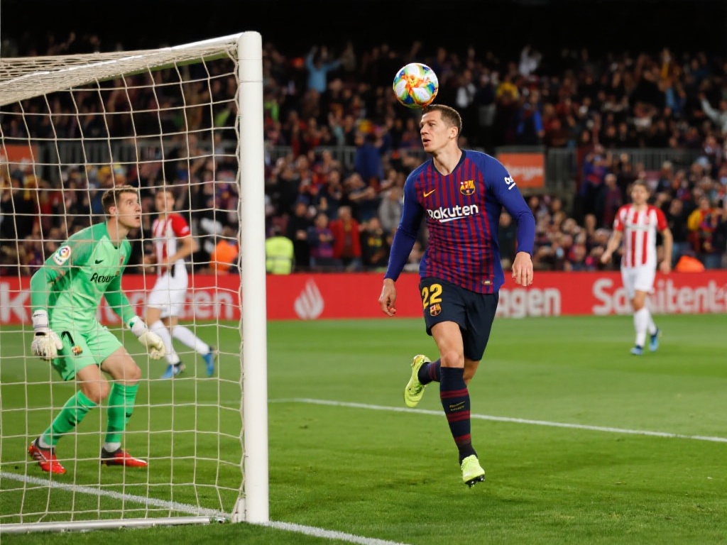 莱万双响炮助巴萨横扫赫罗纳