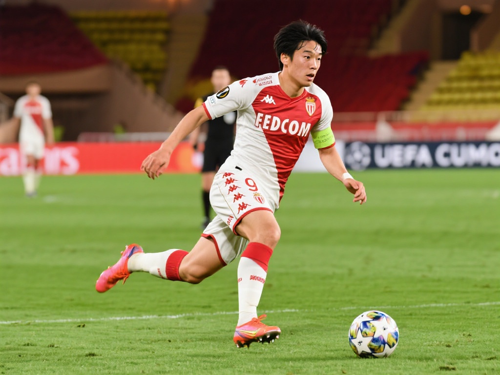 “南野拓实本赛季9球爆发，助力摩纳哥锁定欧冠席位！”